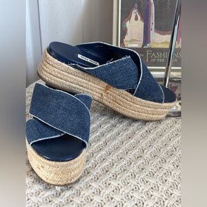 Miu Miu Denim Espadrilles